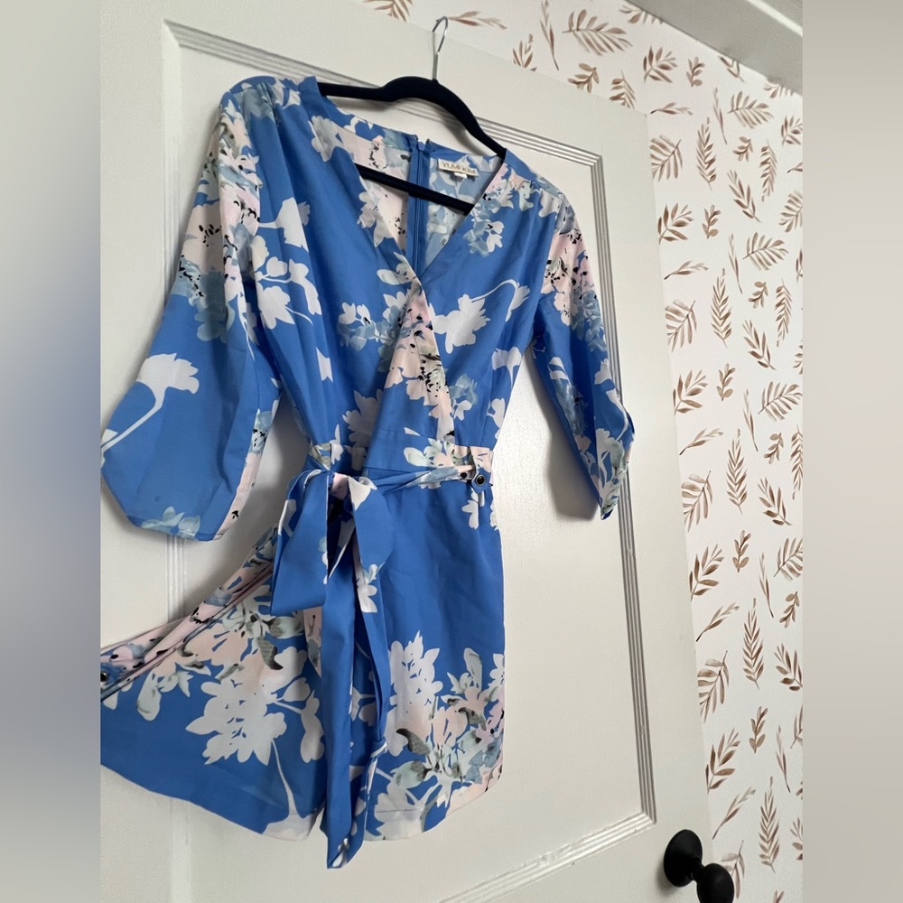 Yumi Kim Blue Floral Romper